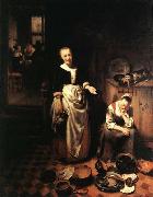 MAES, Nicolaes The Idle Servant painting